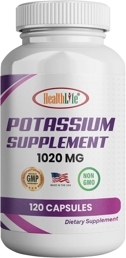 365 Health Potassium Bicarbonate 1020 mg — 120 Vegetarian Capsules