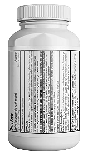 HealthLife® Sleep Aid (Diphenhydramine HCl Caplets, 25 mg Blue) 1000 Count