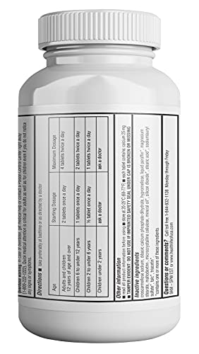 HealthLife® Senna Tablet, 8.6mg (Laxative) 500 Count | Laxative for Constipation, Bloating, Gas & Irregularity Relief.