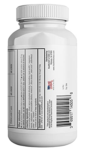 HealthLife® Senna Tablet, 8.6mg (Laxative) 500 Count | Laxative for Constipation, Bloating, Gas & Irregularity Relief.