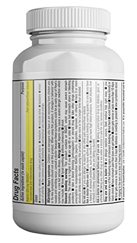 Health Pharma Aspirin Pain Reliever and Fever Reducer, 325 mg Tablets, White, 300 Count