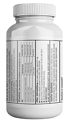 HealthLife® Senna-S Tablets, Senna Plus (Laxative/Stool Softener) 500 Count.