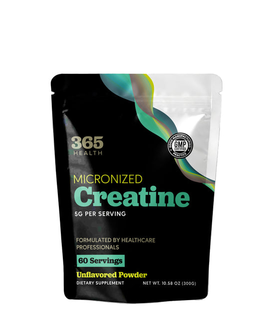 365 Health Micronized Creatine Powder 300 g — 60 Servings — front