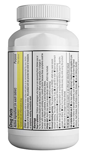 Health Pharma Aspirin 81 mg (1000 Enteric Coated Tablets) | Adult Low Dose Strength Pain Reliever (NSAID) | Safe Pain Relief for Minor Aches and Pain | Value Pack Generic Bayer Low Dose